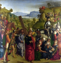 212/boccaccino, boccaccio - christ carrying the cross and the virgin mary swooning